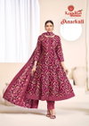 Anarkali Vol 1 By Kundan Cotton Printed Anarkali Kurtis Set Wholesale Online